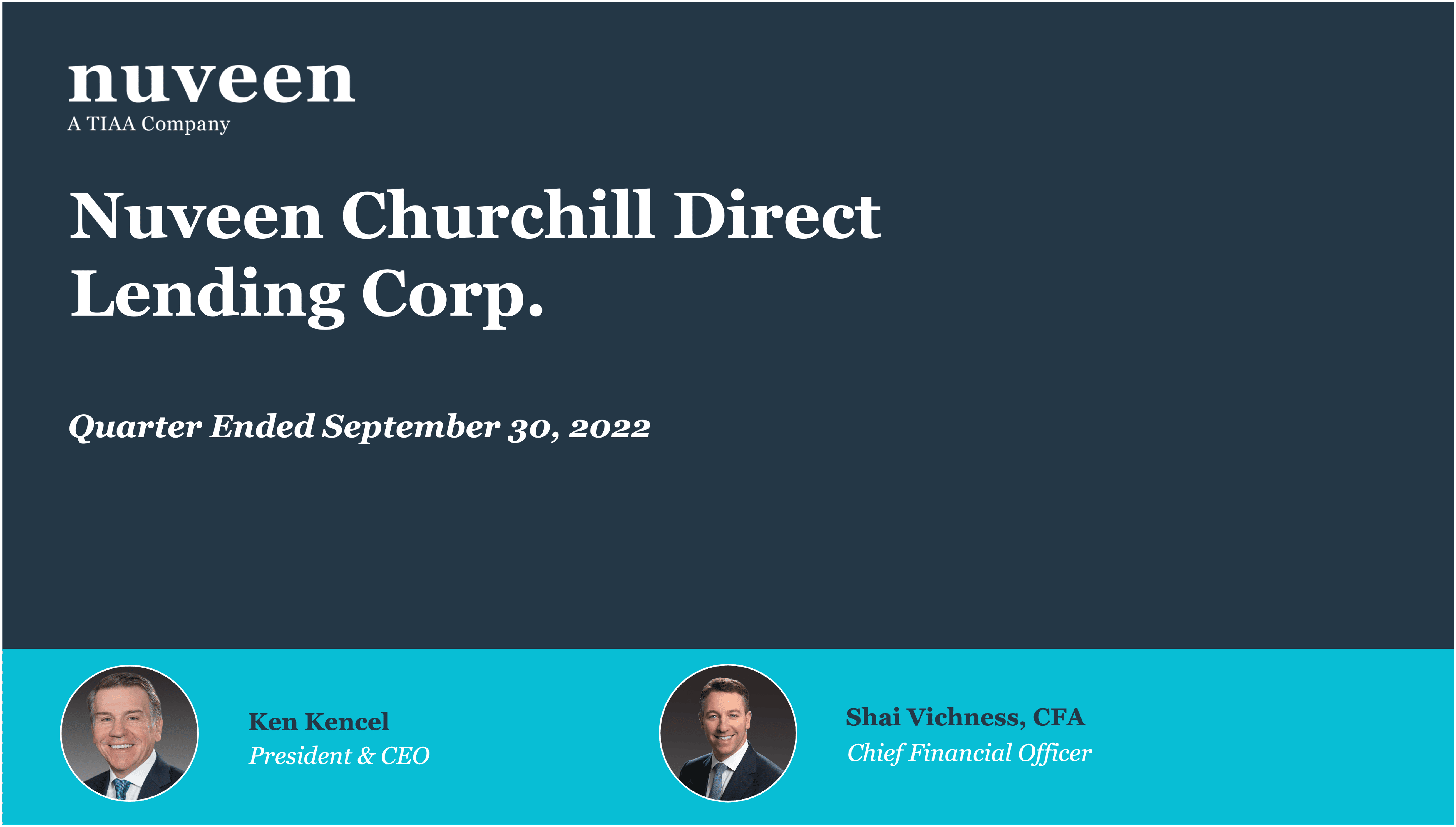 Nuveen Churchill Direct Lending Corp. Fourth Quarter 2021 Investor Call
